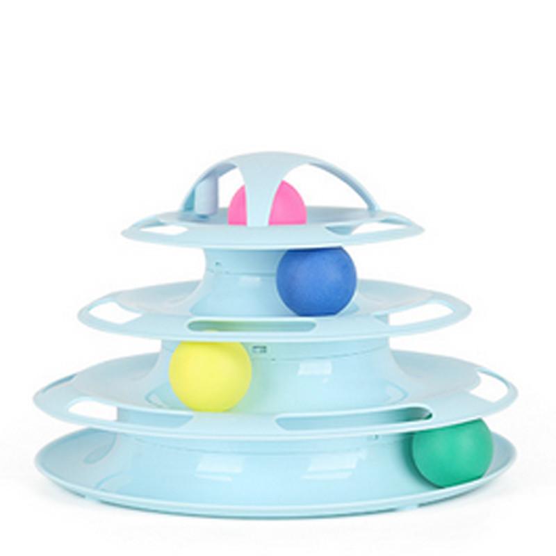 Juguete de torre 4 niveles para gatos Juguete de torre 4 niveles para gatos