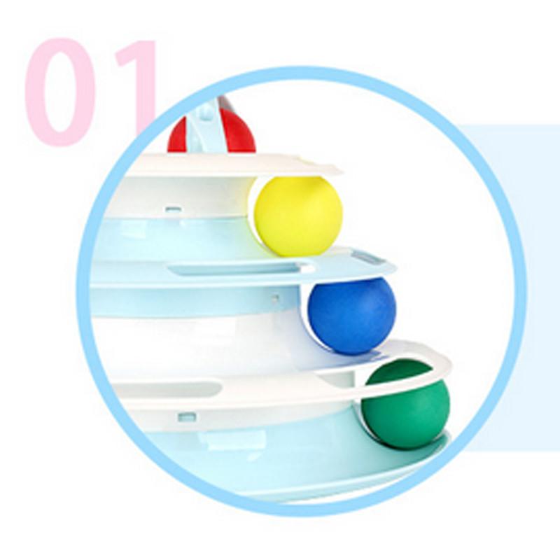 Juguete de torre 4 niveles para gatos Juguete de torre 4 niveles para gatos