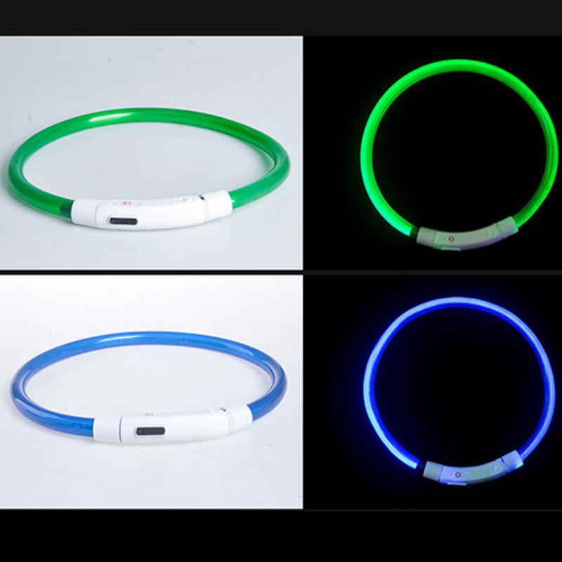 Collar LED para mascotas · Ajustable a cualquier medida · Muy ligero Collar LED para mascotas · Ajustable a cualquier medida · Muy ligero