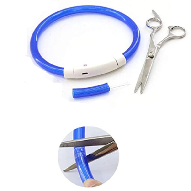 Collar LED para mascotas · Ajustable a cualquier medida · Muy ligero Collar LED para mascotas · Ajustable a cualquier medida · Muy ligero