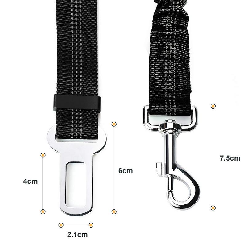 Cinturón Coche Perro 2 Unidades ·Elástico ·Fuerte Mosquetón ·Fabricado En Nylon ·Ajustable ·Alta Seguridad ·Previene Lesiones Cinturón Coche Perro 2 Unidades ·Elástico ·Fuerte Mosquetón ·Fabricado En Nylon ·Ajustable ·Alta Seguridad ·Previene Lesiones