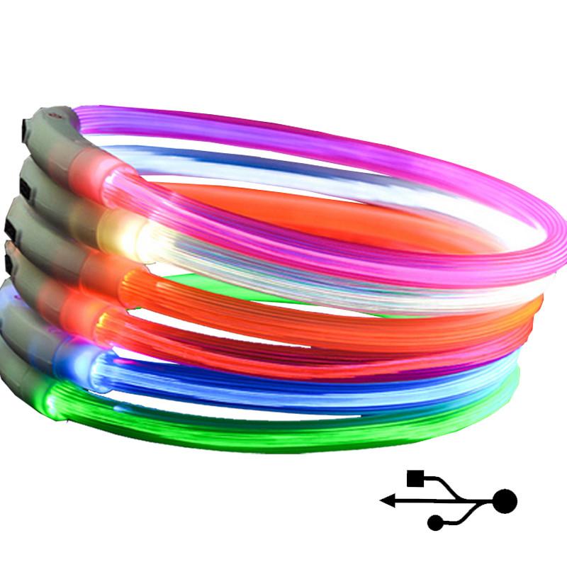 Collar LED para mascotas · Ajustable a cualquier medida · Muy ligero Collar LED para mascotas · Ajustable a cualquier medida · Muy ligero
