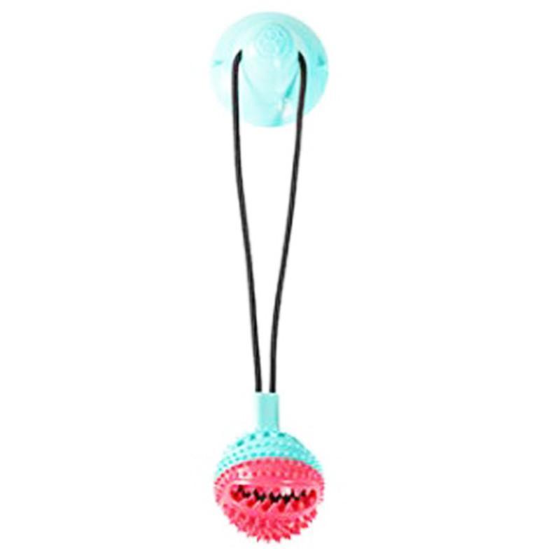 Pelota de goma con ventosa y cuerda para perros Pelota de goma con ventosa y cuerda para perros