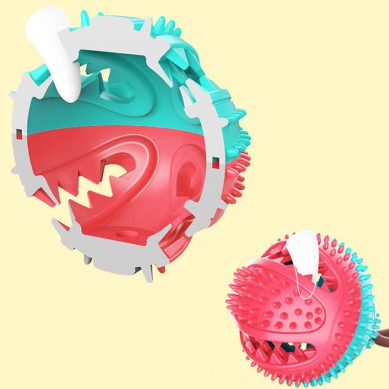 Pelota de goma con cuerda juguete para perros Pelota de goma con cuerda juguete para perros