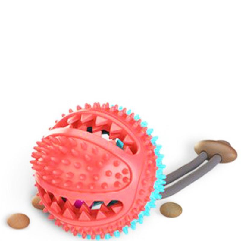 Pelota de goma con cuerda juguete para perros Pelota de goma con cuerda juguete para perros