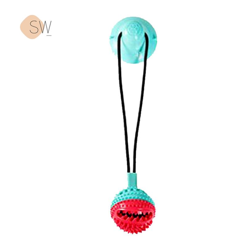 Pelota de goma con ventosa y cuerda para perros Pelota de goma con ventosa y cuerda para perros