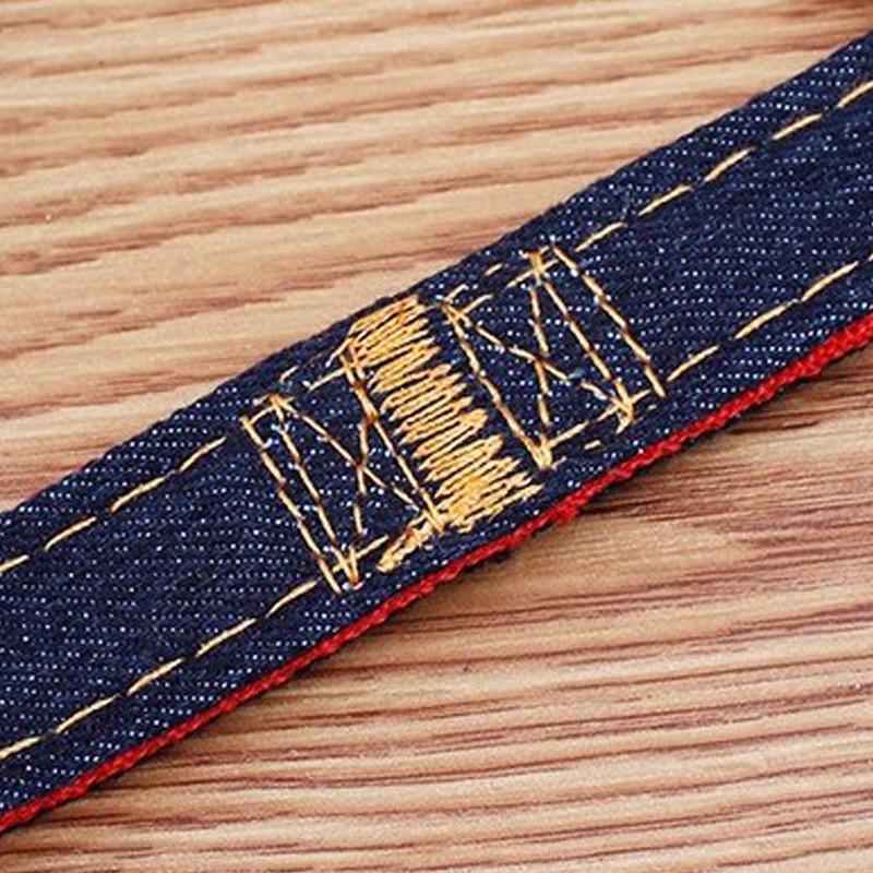 Arnés + Correa para mascotas con tela Denim Arnés + Correa para mascotas con tela Denim